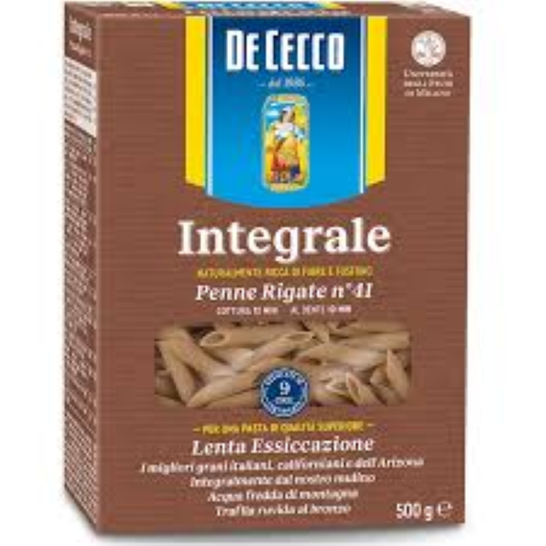 DE CECCO PENNE RIGATE INTEGRALI 500G